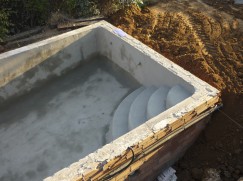 Construcció de Piscinas de Obra - Escalera